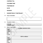 general method statemnt template