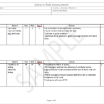 joinery risk assessment template